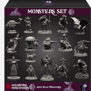 Figurines set monstres