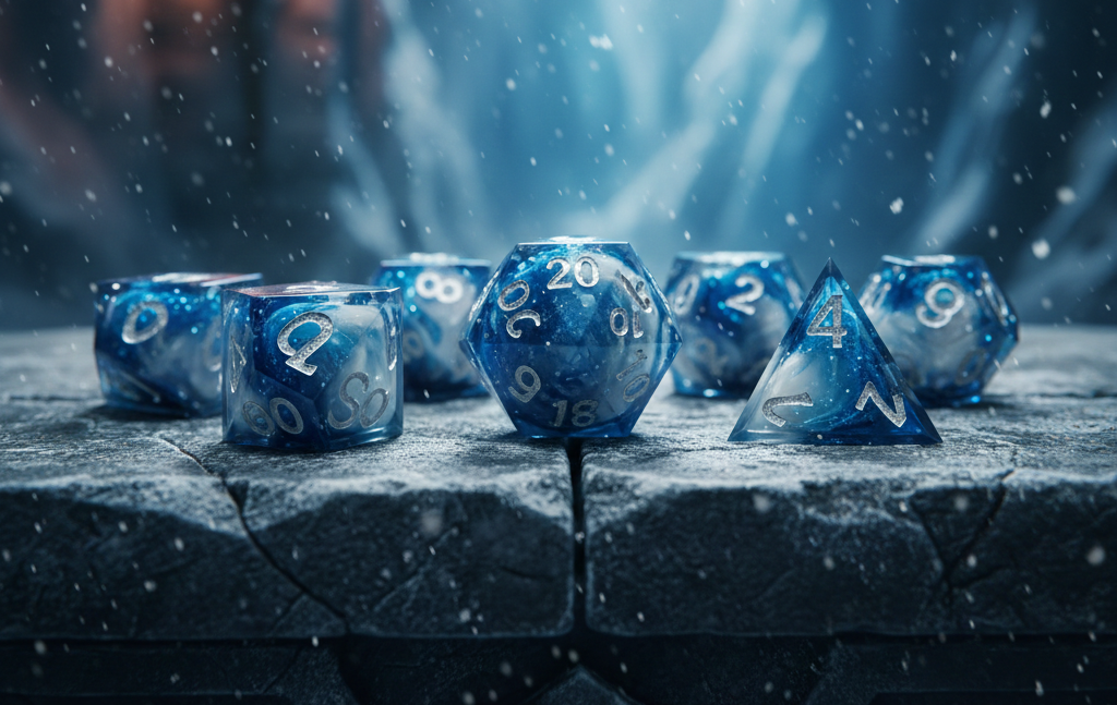 Set Dés JDR Glaces