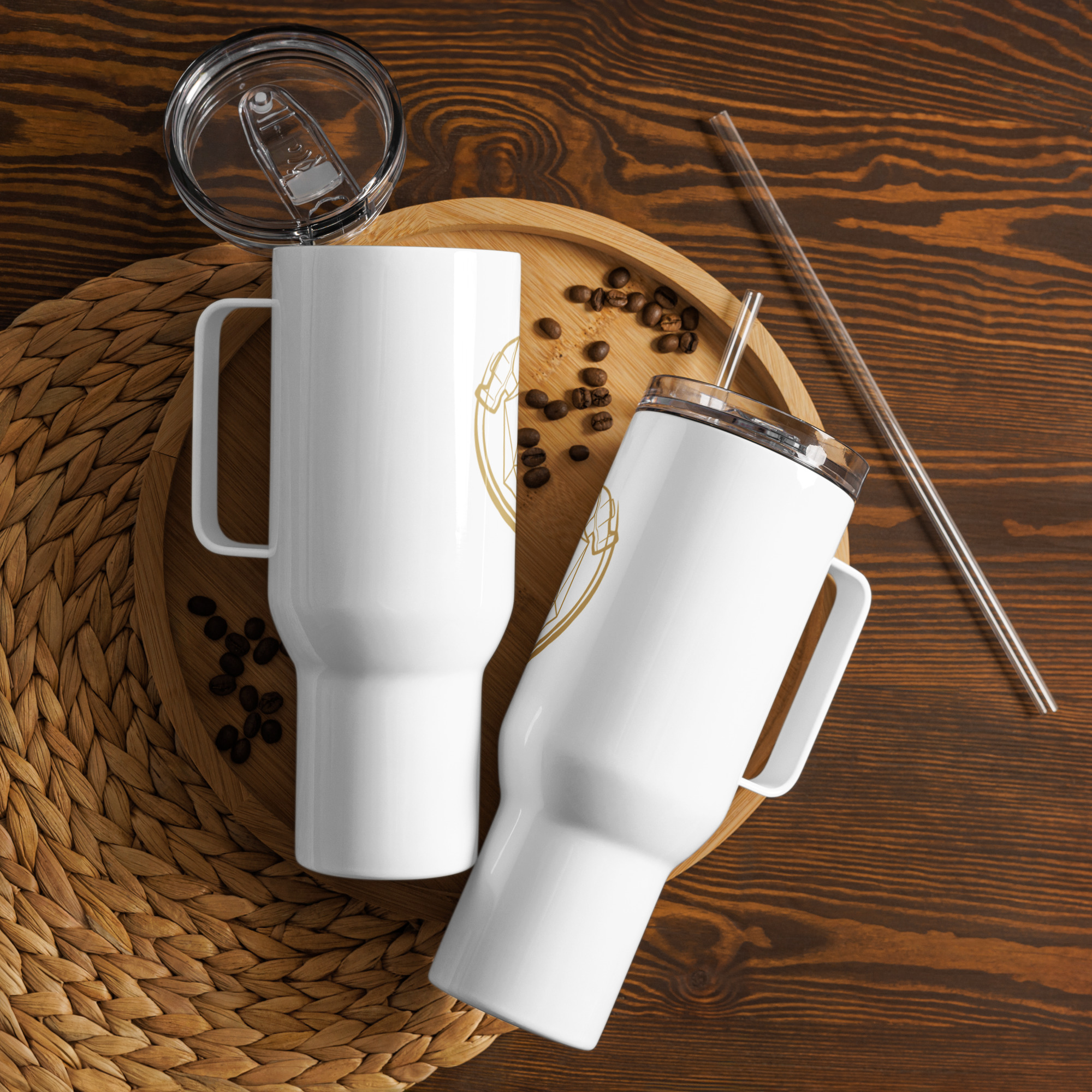 Mug de voyage avec anse - La forge du Dé